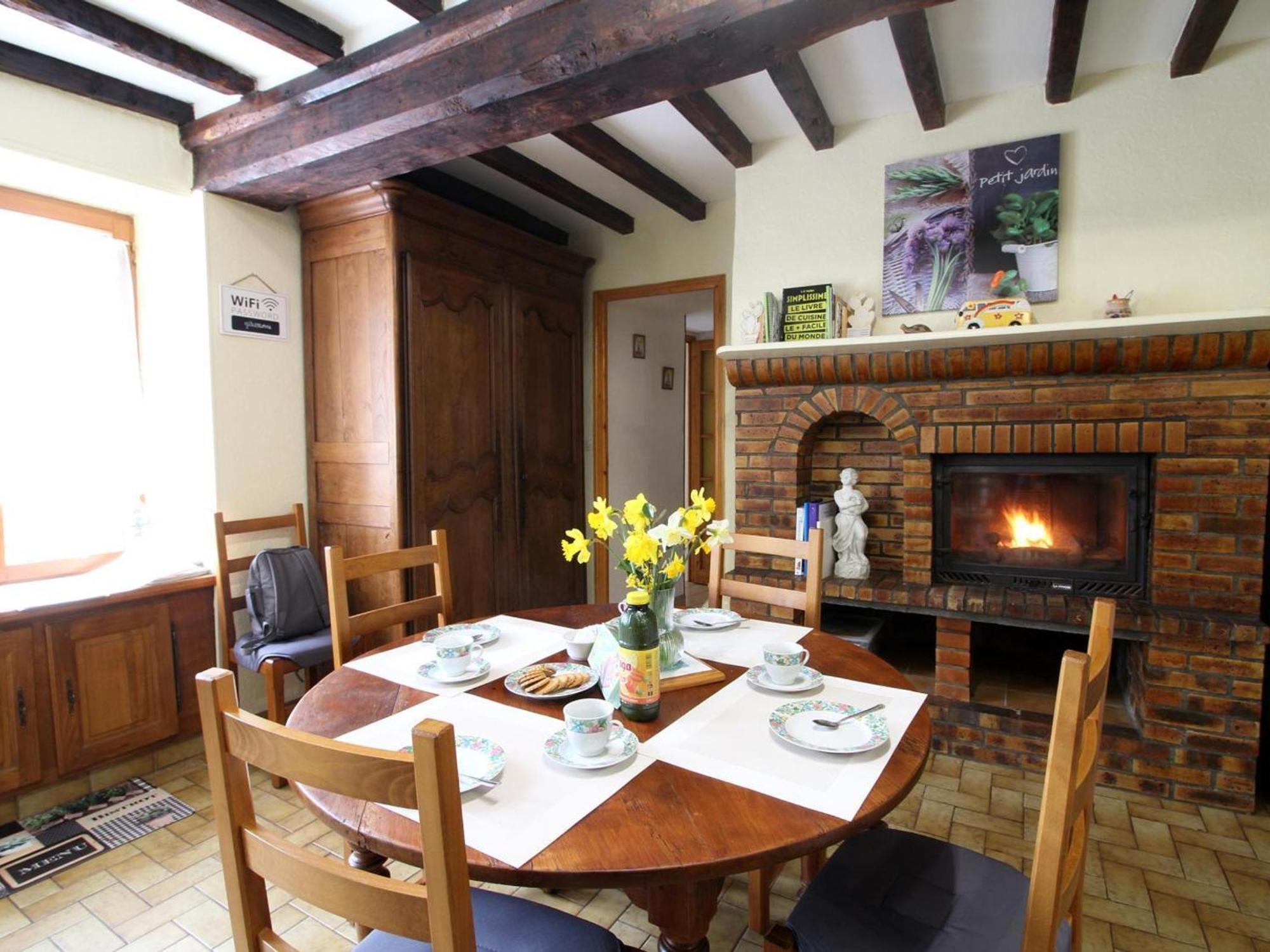 Maison De Charme Avec Jardin, Nature, Cheminee, Wifi, Proche Manoirs Et Rivieres Tortueuses - Fr-1-497-99 Saint-Bomer-les-Forges 外观 照片
